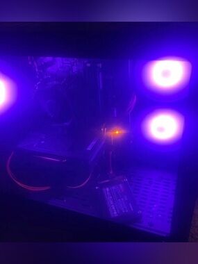 LED Gaming Desktop PC With Case Lighting